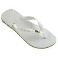 sandalia havaianas Brasil branca